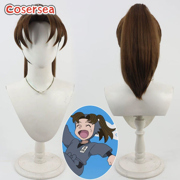 Cosersea Nintama Rantarou Komatsuda Shusaku Brown Ponytail Cosplay Wigs