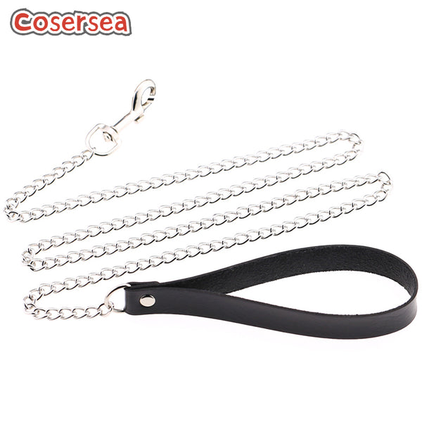16 Colors PU Leather Pet Traction Belt Twist Prevent Loss Sturdy Dog Chain Rope