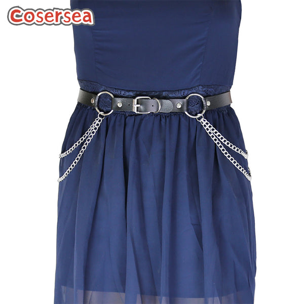 16 Colors Punk Chain Decorative PU Leather Wristband Accessories Fashion Waist Circle Belt