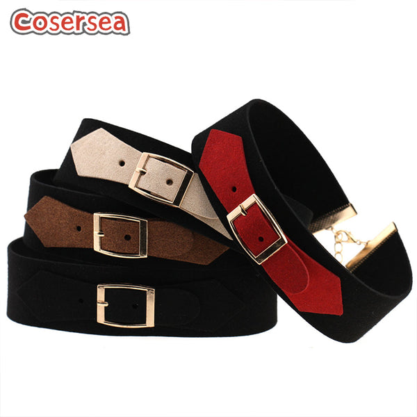 16 Colors Retro Gothic Korean Black Velvet Necklace Metal Buckle Neck Chain Collar Choker