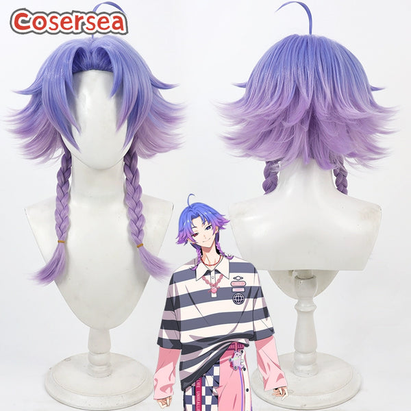 18TRIP Netaro Yowa Purple Gradient Cosplay Wigs