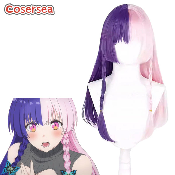 2.5 Dimensional Seduction 753 60cm Pink And Purple Cosplay Wigs