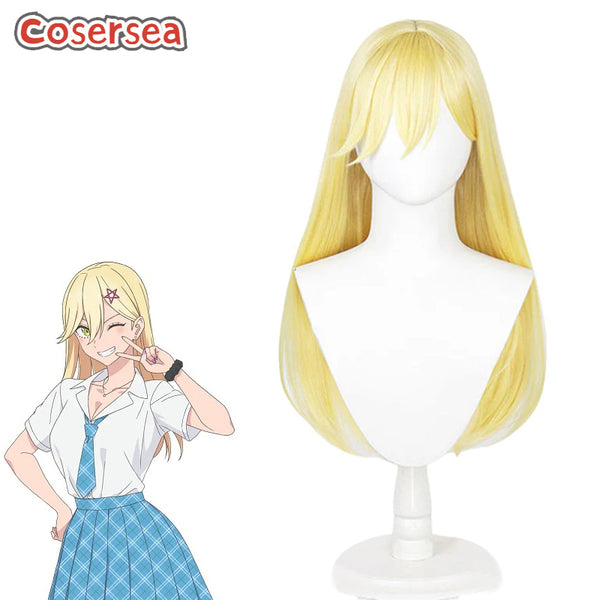 2.5 Dimensional Seduction Aria Kisaki 60cm Blonde Cosplay Wigs