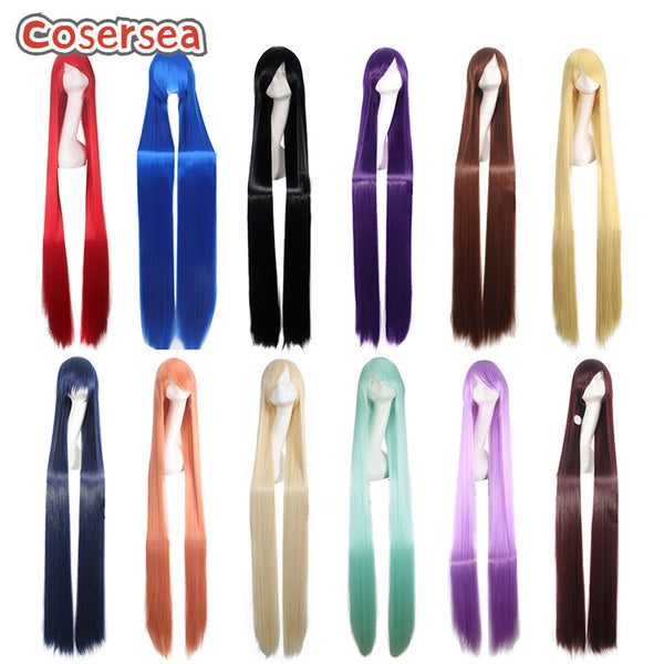 23 Colors 150cm Super Long Straight Cosplay Wig Anime Fashion Wigs