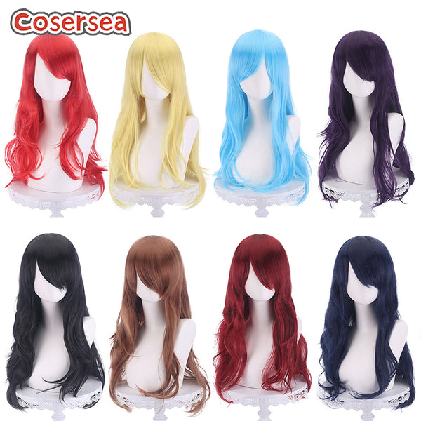 70cm Curly Cosplay Wigs Women Classic Anime Daily Fashion Wigs