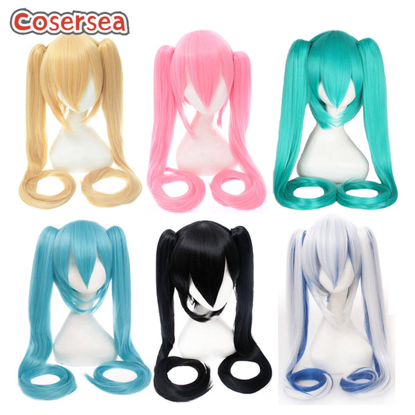 27 Colors 120cm Long Ponytail Cosplay Wigs Anime Fashion Wigs