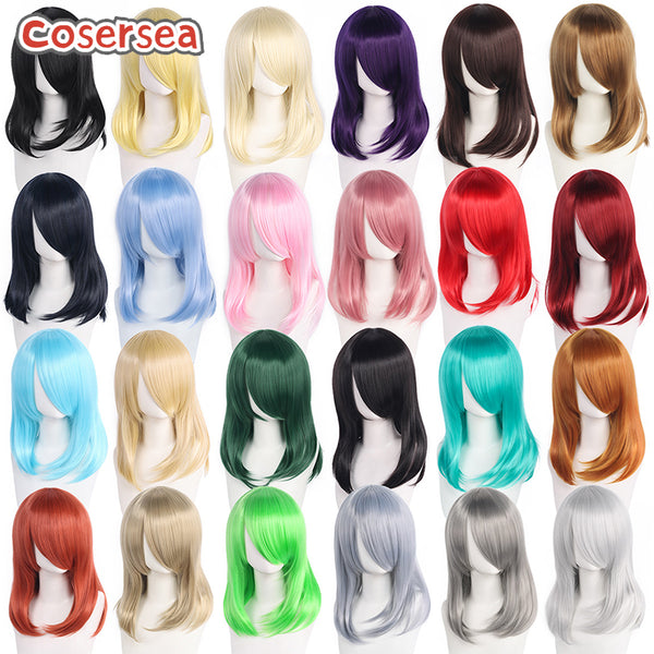 30 Colors 40cm Long Straight Anime Fashion Lolita Cosplay Wigs