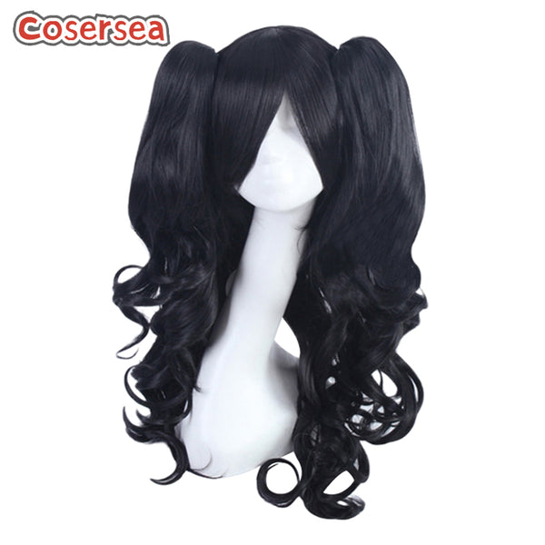 20 Colors 60cm Pure Color Curly Ponytail Wigs