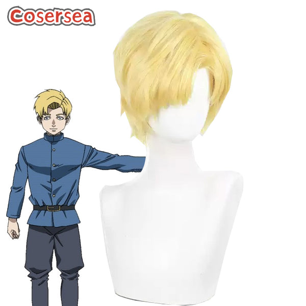 About the movement of the earth Rafal 32cm Blonde Cosplay Wigs