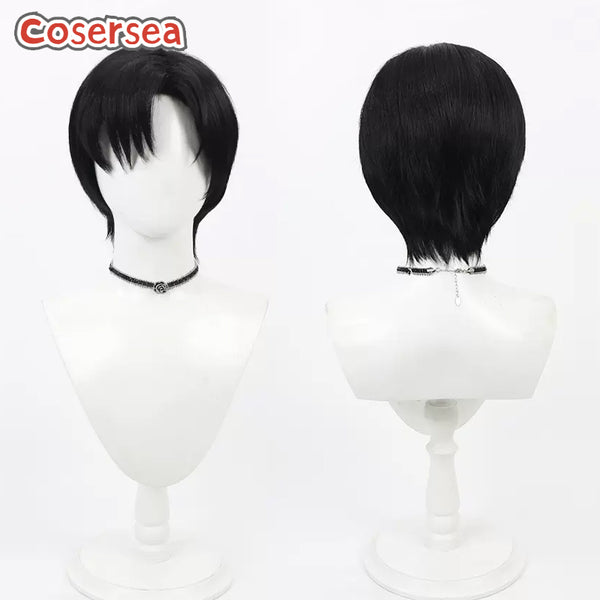 Alien Stage Ivan 30cm Short Black Cosplay Wigs