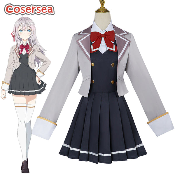 Cosersea Alya Sometimes Hides Her Feelings in Russian Alisa Mikhailovna Kujou Cosplay Costume