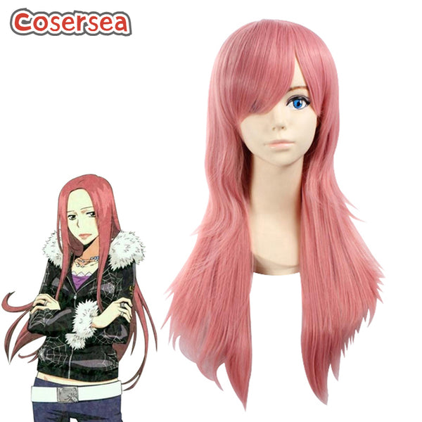 Assassination Classroom Bianchi 80cm Pink Cosplay Wigs