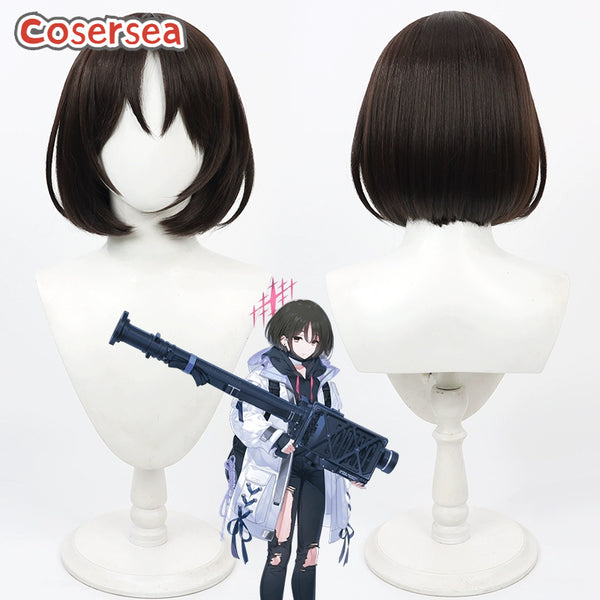 Azur Lane Imashino Misaki 30cm Brown Bobo Cosplay Wigs