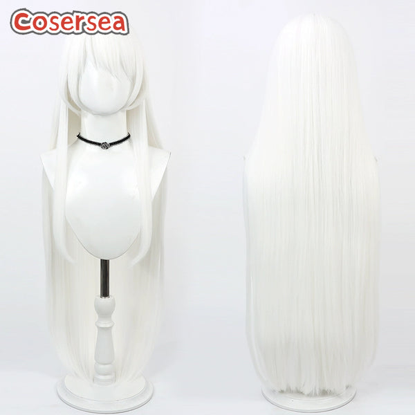 Azur Lane USS Enterprise 80cm Long White Cosplay Wigs