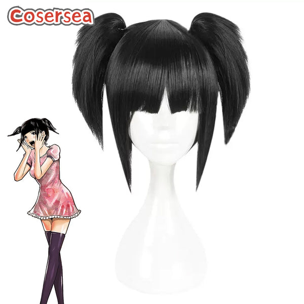 Back Street Girls Chika Sugihara 35cm Black Ponytail Cosplay Wigs