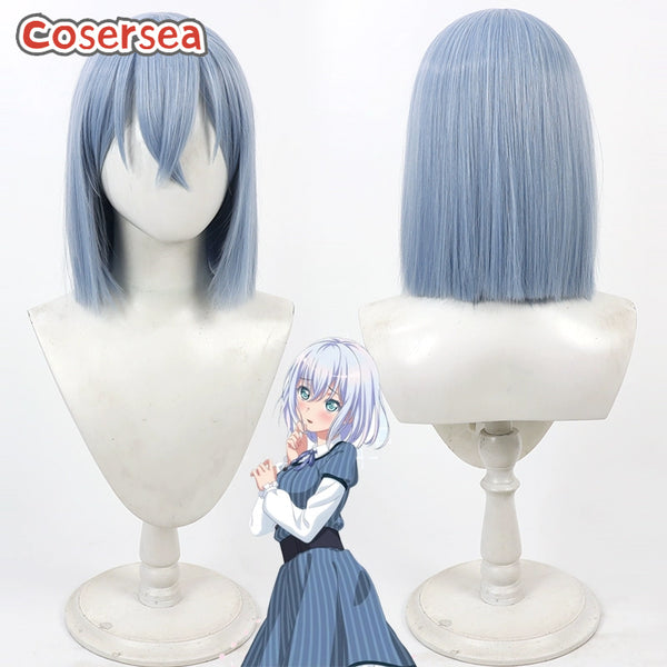 BanG Dream! Kurata Mashiro 35cm Light Blue Cosplay Wigs