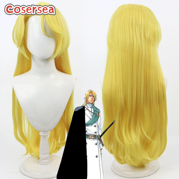 Bleach Jugram Haschwalth 60cm Yellow Cosplay Wigs