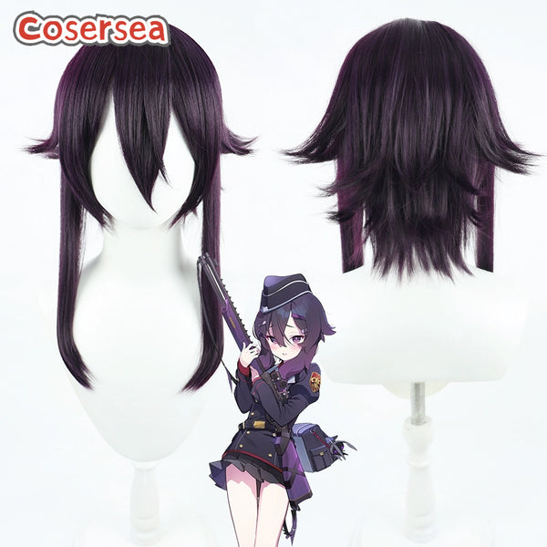 Blue Archive Igusa Haruka 55cm Purple Cosplay Wigs