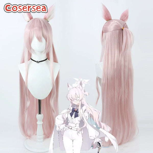 Blue Archive Kiyokawa Akira 100cm Light Pink Cosplay Wigs