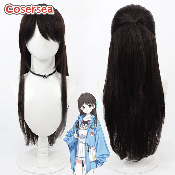 Blue Archive Kurimura Airi 60cm Brown Cosplay Wigs