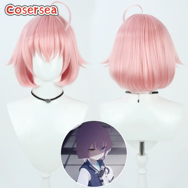 Blue Archive Takanashi Hoshino 30cm Short Pink Bobo Cosplay Wigs