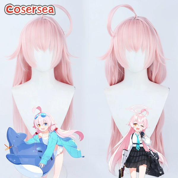 Blue Archive Takanashi Hoshino 90cm Pink Cosplay Wigs