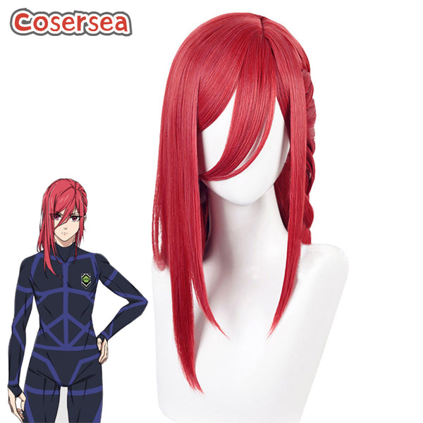 Blue Lock Chigiri Hyoma 53cm Red Cosplay Wigs