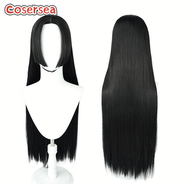 Boa Hancock 100cm Long Black Cosplay Wigs