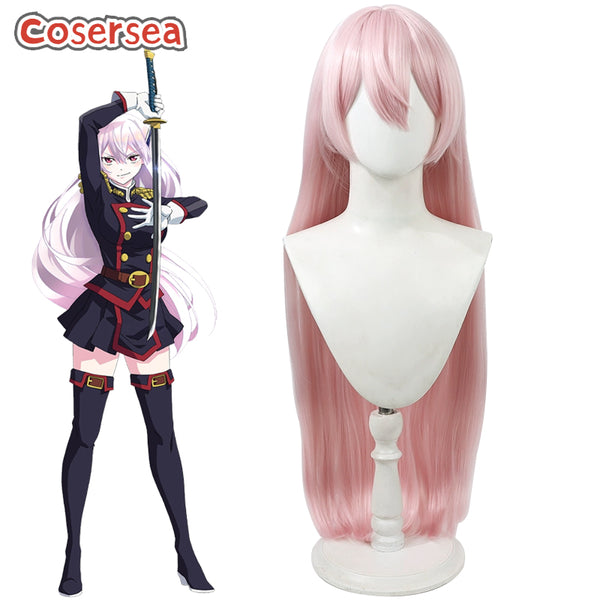Chained Soldier Uzen Kyōka 100cm Pink Cosplay Wigs