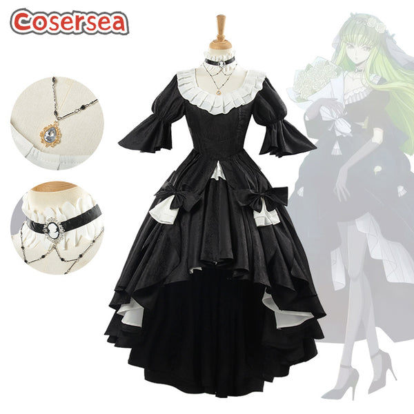 Cosersea Code Geass Lelouch of the Rebellion Lelouch Lamperouge Black Dress Cosplay Costume