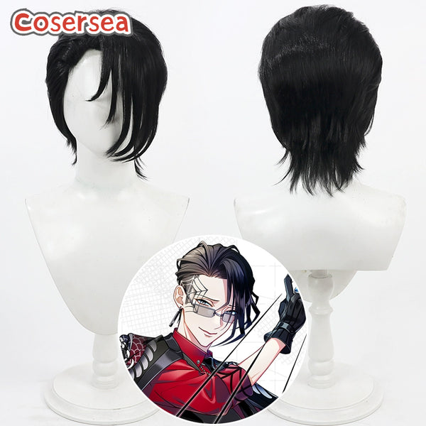 Compass: Combat Providence Analysis System 30cm Black Men Cosplay Wigs