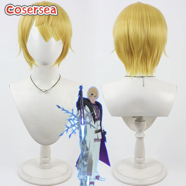 Cosersea Compass: Combat Providence Analysis System Adam Yuriev 30cm Blonde Cosplay Wigs