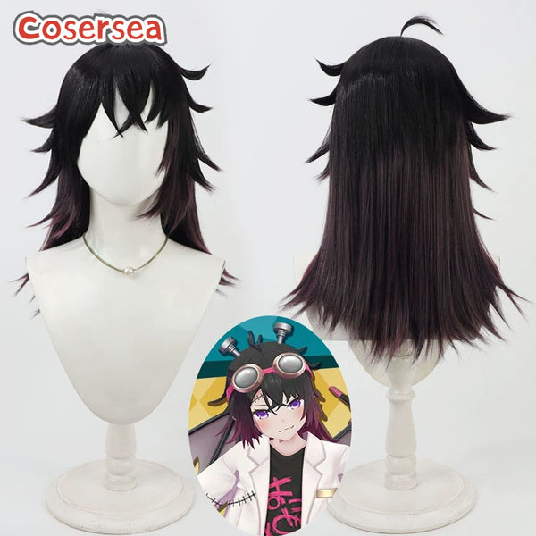 Cosersea Compass: Combat Providence Analysis System Lavie 40cm Black Gradient Cosplay Wigs