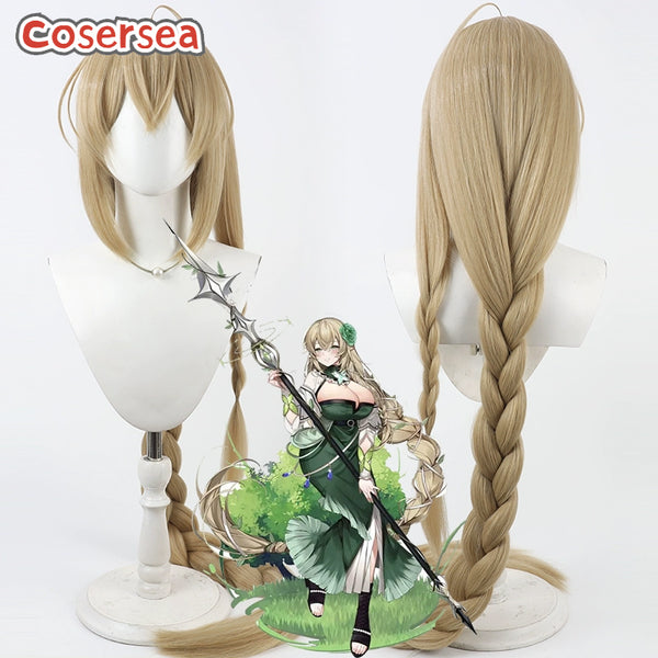 Cosersea Compass: Combat Providence Analysis System Stellea Lala Silva 150cm Light Brown Braided Cosplay Wigs