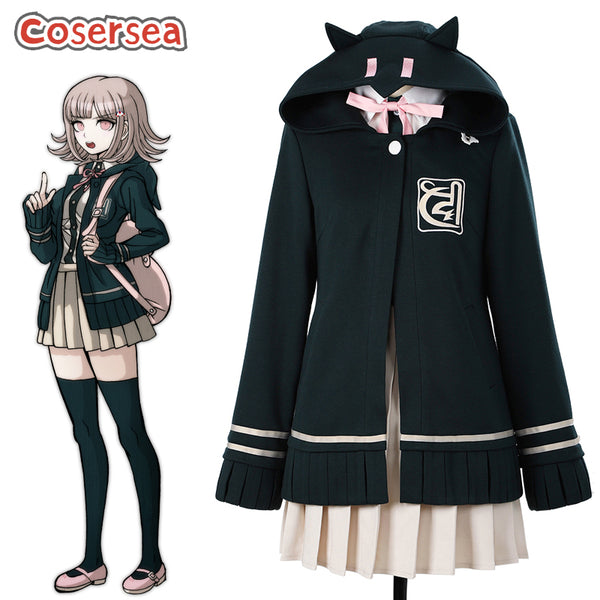 Cosersea Danganronpa 2: Goodbye Despair Nanami Chiaki Hoodie Cosplay Costume