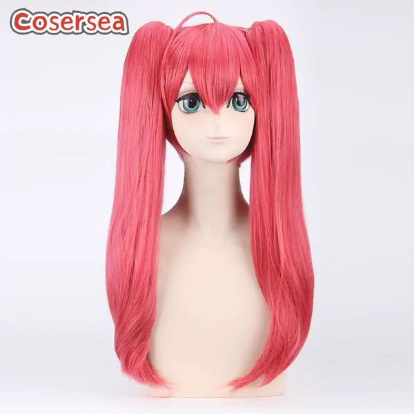 Date a Live Kotori Itsuka 70cm Watermelon Red Ponytail Cosplay Wigs