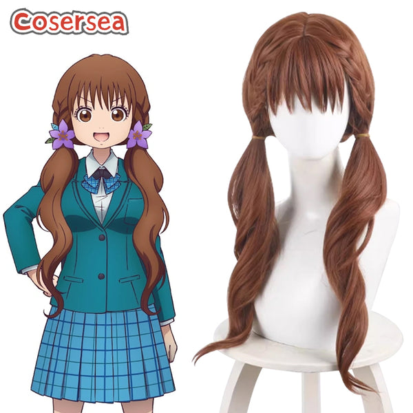 Dekin no Mogura Shio Inukai 60cm Brown Cosplay Wigs