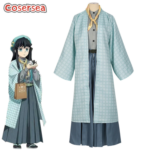 Cosersea Demon Slayer Kanroji Mitsuri 5th Anniversary Kimono Cosplay Costume
