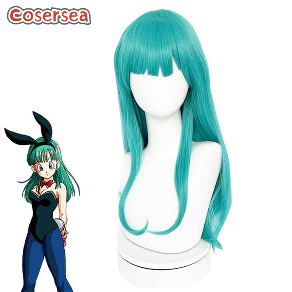 Dragon Ball Bulma 60cm Long Straight Cosplay Wigs