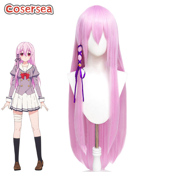 Engage Kiss Kisara 100cm Long Straight Pink Cosplay Wigs