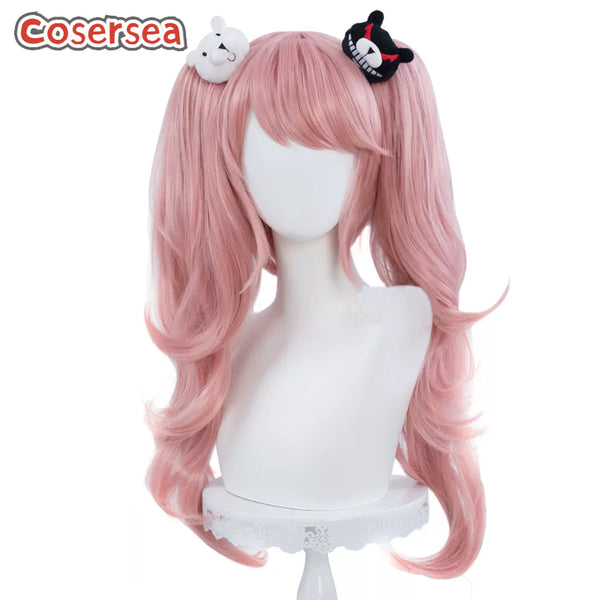 Enoshima Junko 65cm Pink Ponytail Cosplay Wigs