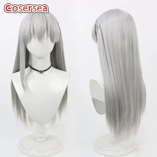 FGO Kama Sammohana 55cm Silver Gray Cosplay Wigs