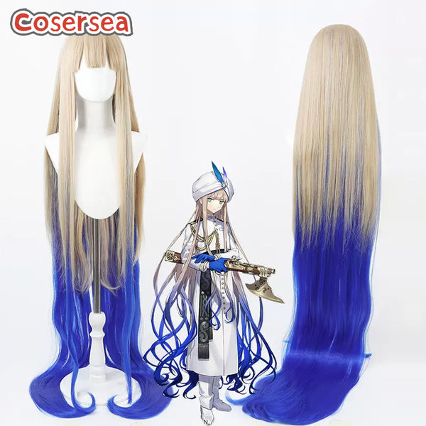 Fate/Grand Order FGO Nemo 150cm Blonde Mixed Blue Cosplay Wigs