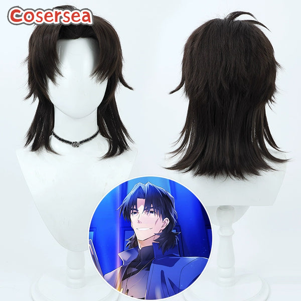 Fate Kotomine Kirei 40cm Dark Brown Cosplay Wigs
