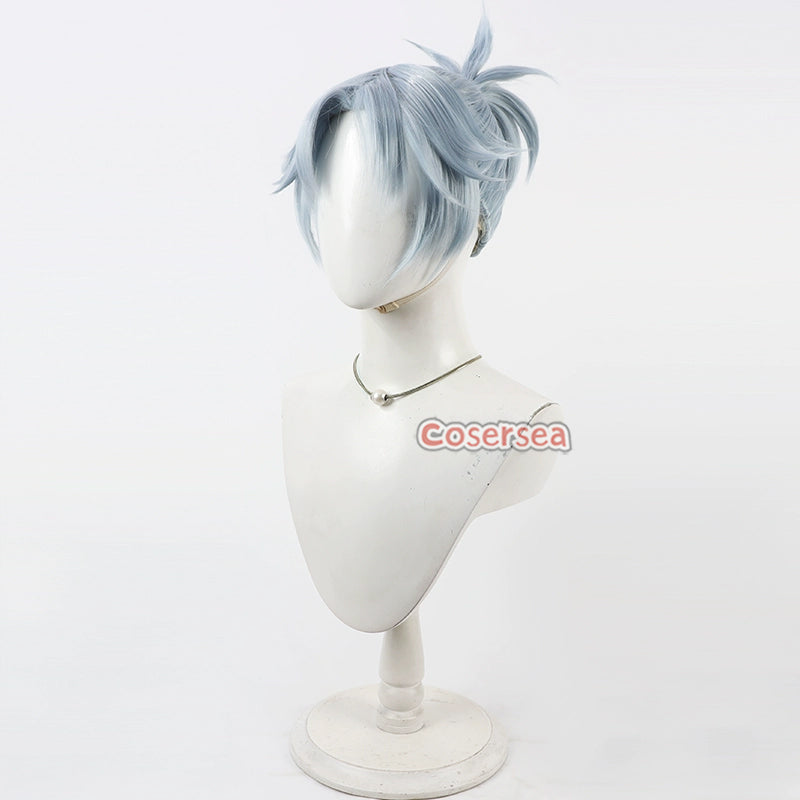 Cosersea Fate FGO Toudou Heisuke 30cm Short Gray Men Cosplay Wigs ...