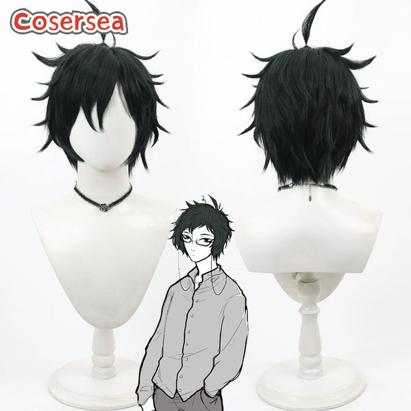 Fei Ren Zai Bai Ze 30cm Dark Green Men Cosplay Wigs