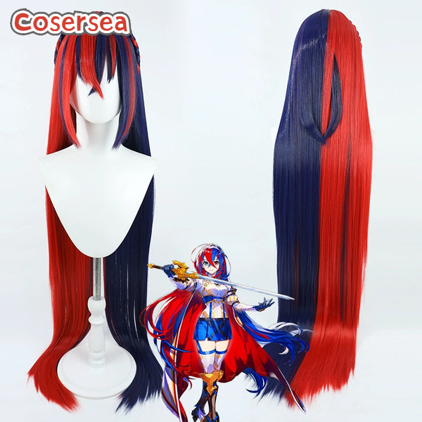 Fire Emblem Engage Alear 130cm Red And Blue Cosplay Wigs