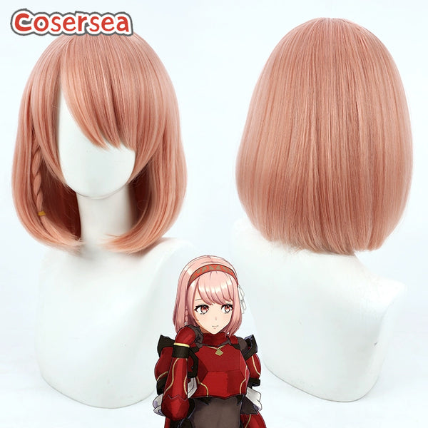 Fire Emblem Engage Lapis 33cm Mixed Orange Bobo Cosplay Wigs