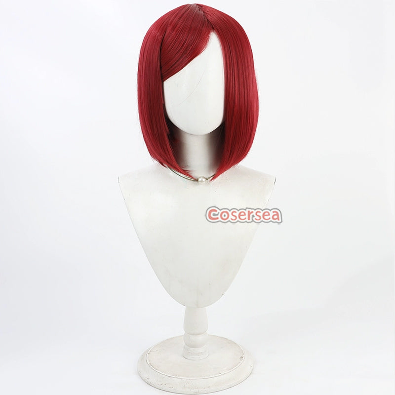 Fire Force Lisa Isaribi 38cm Short Red Bobo Cosplay Wigs – coserseas