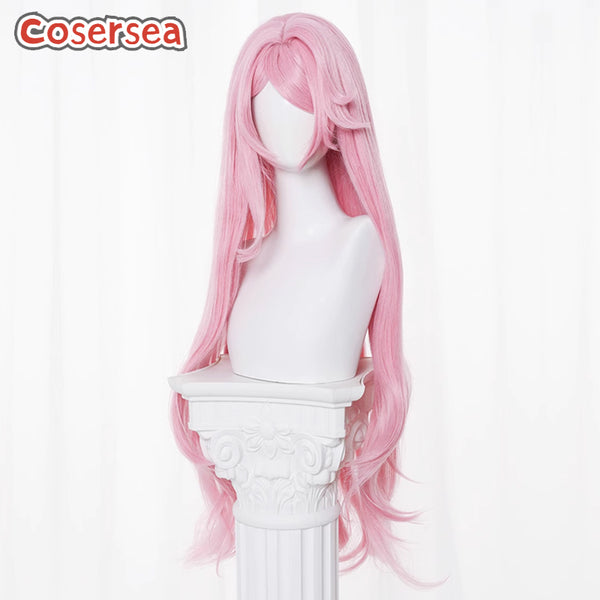 Fluttershy 90cm Long Straight Pink Cosplay Wigs